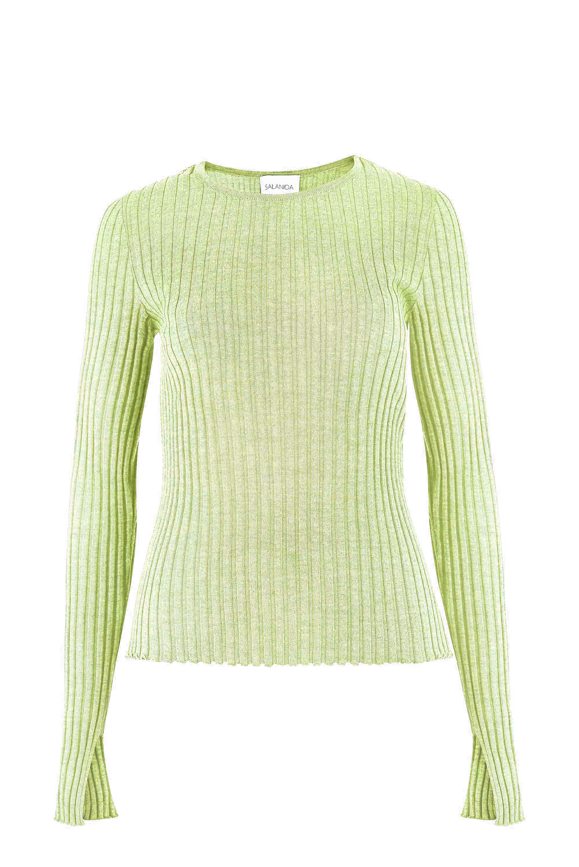 Brera 100% Merino Long-sleeve Top Limone *NEW IN*