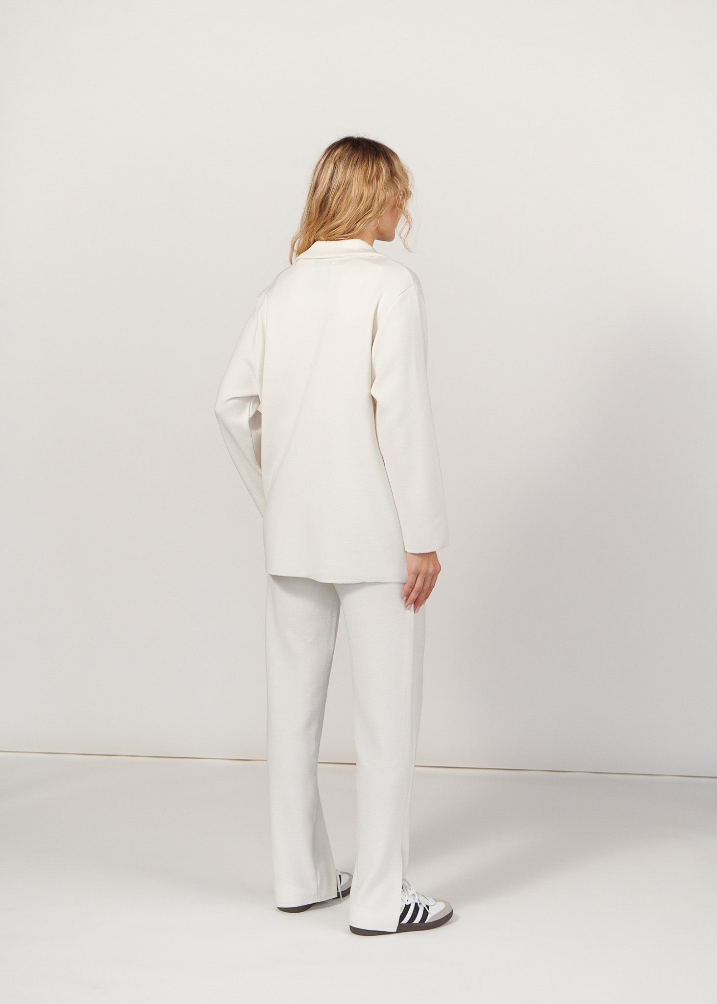 Forza Knitted 100% Merino Blazer White *Limited Edition*