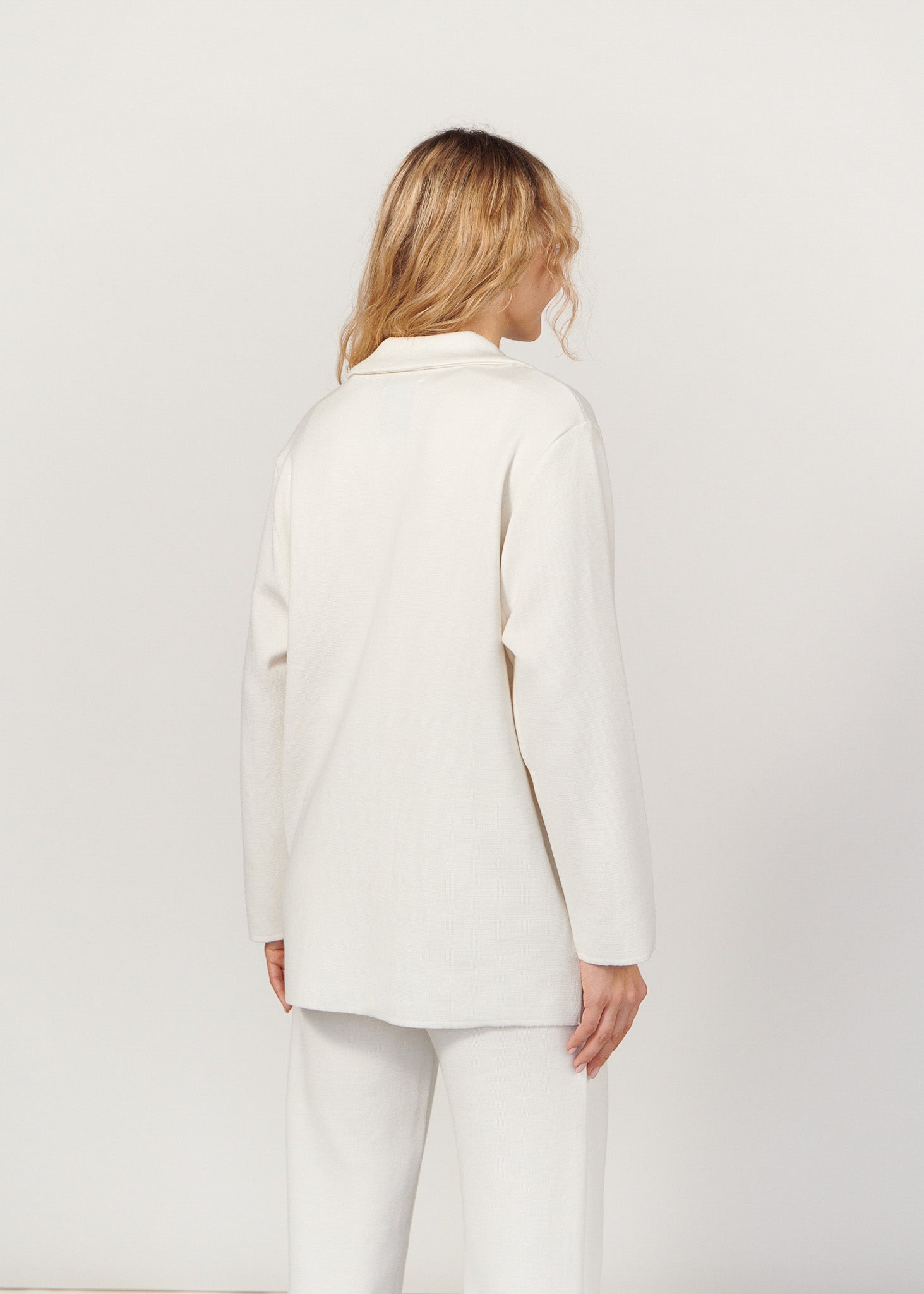 Forza Knitted 100% Merino Blazer White *Limited Edition*