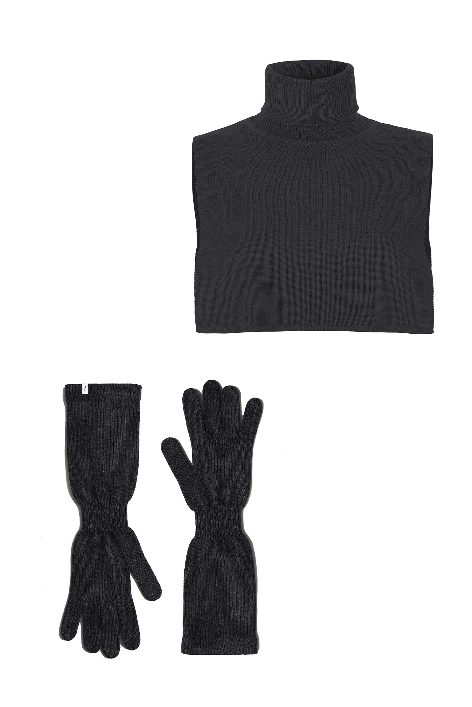 Punto & Via 100% Merino Set Black