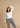 SALANIDA Ribbed Long-sleeve Top in White | BRERA
