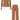 SALANIDA Ribbed Pants and Long-sleeve Co-ord in Caramel | VERA&BRERA